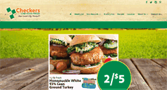 Desktop Screenshot of checkersfoods.com
